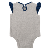 Michigan Wolverines Outerstuff Newborn All Dolled Up Bodysuit Set - Gray
