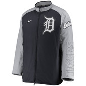 Nike Detroit Tigers Pitch Blue Home Authentic Collection Dugout Full Zip Jacket
