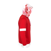 Detroit Red Wings FE Apparel Lace Up Pullover Hoodie - Red