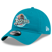 Detroit Pistons New Era Hardwood Classics 9TWENTY Adjustable Hat - Teal
