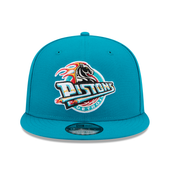 Detroit Pistons New Era Hardwood Classics 9FIFTY Snapback Hat - Teal Detroit Pistons New Era Hardwood Classics 9FIFTY Snapback Hat - Teal