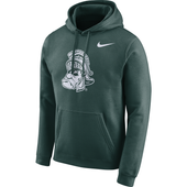 Michigan State Spartans Nike Vault Club Pullover Hoodie - Green