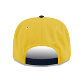 Detroit Tigers x Michigan Wolverines New Era Co-Branded 9SEVENTY Stretch-Snap Hat - Maize/Navy