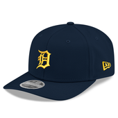Detroit Tigers x Michigan Wolverines New Era Co-Branded 9SEVENTY Stretch-Snap Hat - Navy