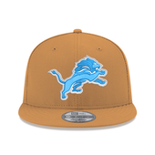 Detroit Lions New Era 9FIFTY Snapback Hat - Light Bronze