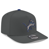 Detroit Lions New Era A-Frame 9FIFTY Snapback Hat - Dark Graphite