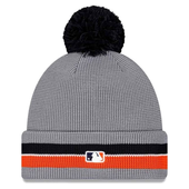 Detroit Tigers New Era 2025 Batting Practice Knit Hat - Gray