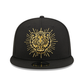 Detroit Tigers New Era Metallic 9FIFTY Snapback Hat - Black