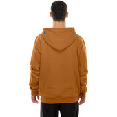 Detroit Lions New Era Pullover Hoodie - Rustic Amber