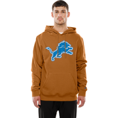 Detroit Lions New Era Pullover Hoodie - Rustic Amber