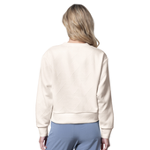 Detroit Lions MSX Women's Serena Pullover Sweatshirt - Cream 