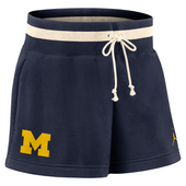 Michigan Wolverines Jordan Brand Women's Fleece Shorts - Navy