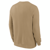 Detroit Lions Nike Swing Pass Rewind Club Pullover Sweatshirt - Tan
