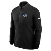 Detroit Lions Nike 1/2-Zip Jacket - Black Detroit Lions Nike 1/2-Zip Jacket - Black