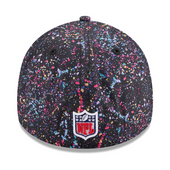 Detroit Lions New Era 2025 Crucial Catch 39THIRTY Flex Hat - Black