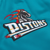 Detroit Pistons Mitchell & Ness Hardwood Classics Primetime Full-Snap Satin Jacket - Teal Detroit Pistons Mitchell & Ness Hardwood Classics Primetime Full-Snap Satin Jacket - Teal