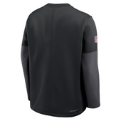 Detroit Lions Nike Sideline Scripted to Win Performance Pullover Sweatshirt - Black