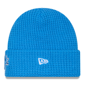 Detroit Lions New Era Waffle Knit Hat - Blue