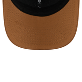 Detroit Lions New Era Classic Trucker 9SEVENTY Stretch-Snap Hat - Light Bronze/White