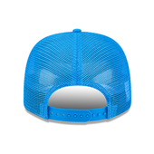 Detroit Lions New Era Trucker Evergreen 9SEVENTY Stretch-Snap Hat - Blue