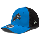 Detroit Lions New Era Snap Shot Neo 39THIRTY Flex Hat - Blue/Black