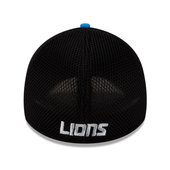 Detroit Lions New Era Snap Shot Neo 39THIRTY Flex Hat - Blue/Black