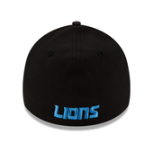 Detroit Lions New Era Kid's Shadow Tech 39THIRTY Flex Hat - Black