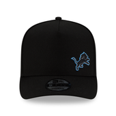 Detroit Lions New Era A-Frame Flawless 9FIFTY Snapback Hat - Black