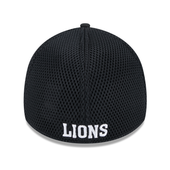 Detroit Lions New Era Historic Monochrome Neo 39THIRTY Flex Hat - Black