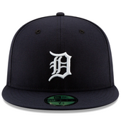 New Era Detroit Tigers Home Navy 59Fifty Authentic Collection On-Field Performance Fitted Hat