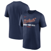 Detroit Tigers Nike 2025 Postseason Authentic Collection Dri-FIT T-Shirt - Navy