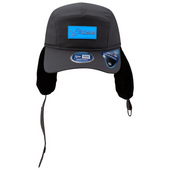 Detroit Lions New Era 2025 Sideline Cold Weather Runner Dog Ear Hat - Charcoal