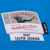 Calvin Johnson Detroit Lions Mitchell & Ness 2007 Replica Jersey - Blue Calvin Johnson Detroit Lions Mitchell & Ness 2007 Replica Jersey - Blue