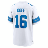 Jared Goff Detroit Lions Nike Game Jersey - White Jared Goff Detroit Lions Nike Game Jersey - White