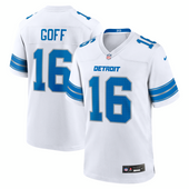 Jared Goff Detroit Lions Nike Game Jersey - White Jared Goff Detroit Lions Nike Game Jersey - White