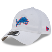 Detroit Lions New Era Women's Casual Classic Adjustable Hat - White