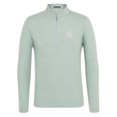 Michigan State Spartans Turtleson Ciro 1/4-Zip Pullover Top - Green Heather Michigan State Spartans Turtleson Ciro 1/4-Zip Pullover Top - Green Heather