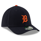 Detroit Tigers New Era Road Player Replica M-Crown 39Thirty Flex Hat - Navy