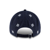 New Era Detroit Tigers Kid's Navy 9Twenty Jr. Logo Scatter Adjustable Hat