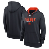 Detroit Tigers Nike Women's 2026 Authentic Collection Therma-FIT Hoodie - Navy