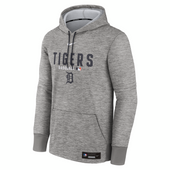 Detroit Tigers Nike 2026 Authentic Collection Therma-FIT Hoodie - Gray