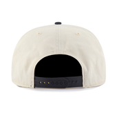 Detroit Tigers '47 Cooperstown Collection Burnside 2Tone Captain Snapback Hat - Natural/Navy
