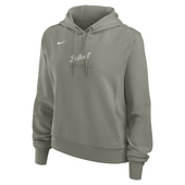 Detroit Tigers Nike Women's One Tri-Blend Dri-FIT Pullover Hoodie - Olive