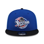 Detroit Pistons New Era Throwback 2Tone 9FIFTY Snapback Hat - Royal/Black