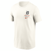 Detroit Tigers Nike 2-Hit Plate Icon T-Shirt - Natural