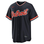 Tarik Skubal Detroit Tigers Nike Alternate Road Replica Jersey - Navy