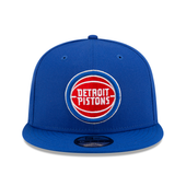 Detroit Pistons New Era Basic 9FIFTY Snapback Hat - Blue
