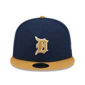 Detroit Tigers New Era 9Fifty 2Tone Color Pack Snapback Hat - Navy/Light Bronze