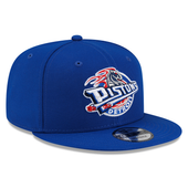 Detroit Pistons New Era Hardwood Classics 9FIFTY Snapback Hat- Royal