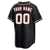 Detroit Tigers Nike Carbon Custom Replica Jersey - Black